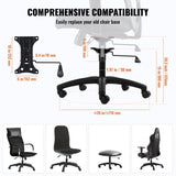 Office Chair Base Replacement 710mm Swivel Chair Base 1134kg 100mm Stroke V952-BGYDZPJ28SLDTH47VV0