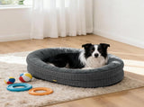 Pawz Orthopedic Plush Dog Bed Soft Washable Pet Bed Grey Cosy Cushion XL Size PT1354-XL-GY-AU