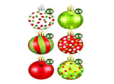 24pcs Xmas Ball Ornaments 2.0in Shatterproof Xmas Tree Balls Decoration Painting Hanging Ball for V1294-YM0901-3115240113511