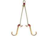 V Bridle Chain, 5/16 in x 2 ft Tow Chain Bridle, Grade 80 V-Bridle Transport Chain, 9260 Lbs Break V952-SZGLTJ5162FT00001V0