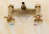 Copper Washing Machine Faucet Hot & Cold Vintage Mixer Tap, Antique Style Bathroom & Bathtub V1107-113-85338