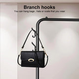 Black Heavy Duty Clothes Rail Rack Hanging Garment Display Stand Shoe Storage Shelf V201-QHGMMOREONE033