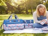Newborn Diaper Bag Set with Changing Pad 4-Piece Baby Organizer, Large Capacity Mom Backpack, V1107-CS-MMBSJTL