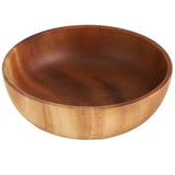 Handcrafted Acacia Wooden Bowl 9.3", Versatile Large Serving/Salad/Snack Bowl for Home, Kitchen V1369-AZ3-W-08822