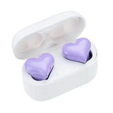 Heart Shaped Earbuds, Stylish Headphones HiFi Stereo Sound Waterproof Bluetooth 5.3 Earphones with V1189-LWWAL-20260401-05258