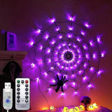 Halloween Spiderweb LED String Lights, Decorative Party Lighting V1263-JX-5066