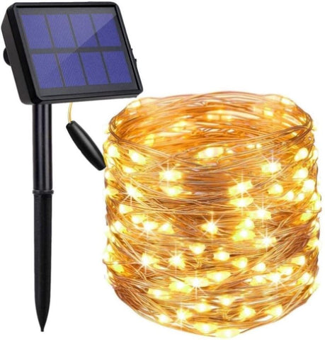 200 Waterproof LED Solar Fairy Light Outdoor with 8 Lighting Modes for Home,Garden and Decoration V178-14698