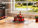 Artiss Clear Acrylic Display Case Dustproof Protection Box For Toys 27CM DS-27-CL