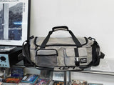 Grey Unisex Travel Bag with Utility Buckles and Wet/Dry Compartments V888-ELOSUNG26601