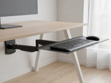 Wall Mount Keyboard Tray Adjustable Folding Arm Workstation V63-954061
