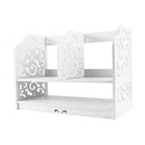 2 Tiers DIY Shelving CD Book Storage Box Unit Display Bookcase Shelf Home Office V1294-YM0901-GB-JYJJ17600SS