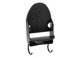 Electric Iron Holder Heat Resistant 2 in 1 Wall Mounted Iron Board Rack with Hook for Home V1294-YM0523-3117220020412