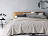 Laconia 400GSM Premium Australian Pure Wool Blanket Natural Double V442-HIN-BLANKET-LACONIAWOOL-NATURAL-DS