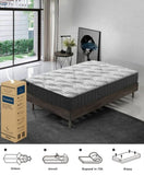 LUNALAND Easeful Eco Spay Foam Pocket Spring 20CM Double Hybrid Mattress V541-EF-D-25
