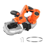 VEVOR Portable Cordless Band Saw 2.56 in Deep Cut Variable Speed V952-WSBXSDJCS20A8MBLL001V9
