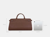 Bagco Bravura Leather Tote Set-Wine Red V999-BX012504071-WINE RED