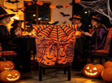 Halloween Dining Chair Slipcover Spooky Chair Back Stretchable Washable Chair Protective V1107-128-77374-C-4PACK