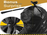 55 Gallon Trash Bags 1.5 Mil,Heavy Duty Outdoor Garbage Bags for Commercial, Lawn and Leaf V1192-AZ-W-31005