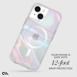 Case-Mate Soap Bubble MagSafe Case For iPhone 15 Plus - Iridescent V578-CM051514