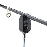 Fishing Bite Alarm Indicator Set LED Fishing Alarms 3 Extendable Aluminum Banksticks with Waterproof V1192-AZ-W-3275