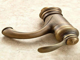 Vintage Sink Faucet Bathroom, Bathroom Faucet Antique Brass, Cold Hot Mixer Vintage Vanity Tap, V1369-AZ3-W-04167