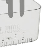 Clear Hand Basket Comfortable Handle Ventilation Holes Easy Access Versatile Fruit Storage Basket V1294-YM0703-3117230074512