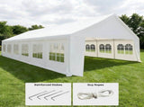 Wallaroo 7x12m Outdoor Event Marquee Gazebo Party Wedding Tent - White GAZ-CPT-712-YSN