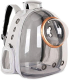 pet products Pet Space Capsule Backpack, Small Medium Cat Puppy Dog Carrier, Transparent Breathable V1107-PETBACKPACK-GREY
