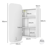 Levede Bathroom Mirror Cabinet BATH1009