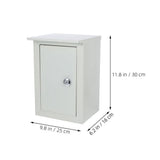 Weatherproof Outdoor Electrical Meter Box Grey Metal for Home Quick Installation V1370-AZ4-12012