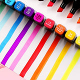 168 Colours Graffiti Pen Permanent Marker Pens Set for Adults and Children V178-83126