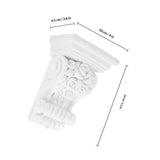 Lightweight White Decorative Carving for Corner Accents with Detailed for Home Decor V1192-AZ-W-28280