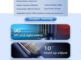 90&deg Oscillating fan for Bedroom Desk Fan, Small Room Air Circulator Fan, Baterry Quiet Table Fan for V1369-AZ3-W-00688