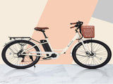 Everfit 26" Electric Bike City Bicycle eBike e-Bike Commuter w/ Battery WH EBIKE-C-CITY-WH-BAS