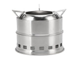 Mini Alcohol Stove for Camping Hiking Stainless Steel Campfire Stove With Storage Bag Round V1294-YM0626-3111220316811
