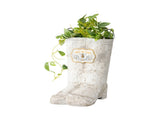 Distressed Gumboots Planter 31cm V637-11029GUM