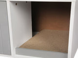 PaWz Enclosed Cat Litter Cabinet Box Grey PT1150-GY