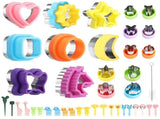 41PCS Sandwich Cutter Set for Lunch, with Animal Fruit Forks V1192-AZ-W-18348