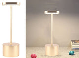 USB Rechargeable LED Bar Table Lamps Portable Desk Lamp for Bedside Dining Room Home DecorGold V1294-YM0901-3119200102611