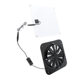 10W Solar Exhaust Fan 13.5inch Solar Ventilation Fan Solar Panel Powered Fan for Dog Chicken House V1294-YM0901-3111240138911