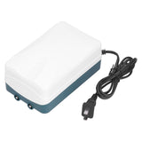 Aquarium Oxygen Pump with Dual Outlet Mute Fish Tank Air Pump 4.5W for Aquaculture CN220V V1294-YM0901-3111210220611