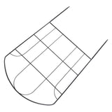 Decorative Garden Arched Border Iron Metal Wire Panel Dog Rabbits Ground Stakes V1294-YM0901-3111240296211