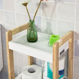 3-Tier White Storage Bathroom Shelf V178-85017