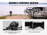 4 Bike Rack Hitch Mount Folding Swing Down Bicycle Carrier Car Truck SUV 150 lbs V952-GJZXCJXGSGJJ63517V0