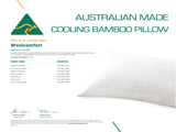 Luxor Australian Made Bamboo Cooling Pillow Standard Size Twin Pack V535-BAMBOO-COOLING-PILLOW-X2