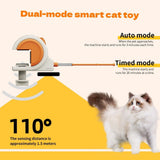 Interactive Cat Toys for Indoor Cats, Automatic Electric Feather Wand Toy,Rechargeable Kitten & V1370-AZ4-15855