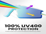 OutdoorMaster Hawk II Polarized Sports Sunglasses for Men Women, TAC 100% UV400 Protection TR90 XFOM-CG-BKK75