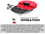 Automatic Roller Door Opener Garage Powerful 1200N Motor Garage 22m2 Rolling AU V379-ROLLDOOR002209