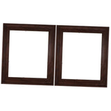 Canvas Floating Frame Coffee Wooden Wall Hanging Picture Frame V1369-AZ3-W-20846
