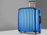 Wanderlite 28 Inch Luggage with TSA Lock Spinner Carry On Hard Shell Travel Suitcase Luggage Case LUG-ABS-CLA-28-BU